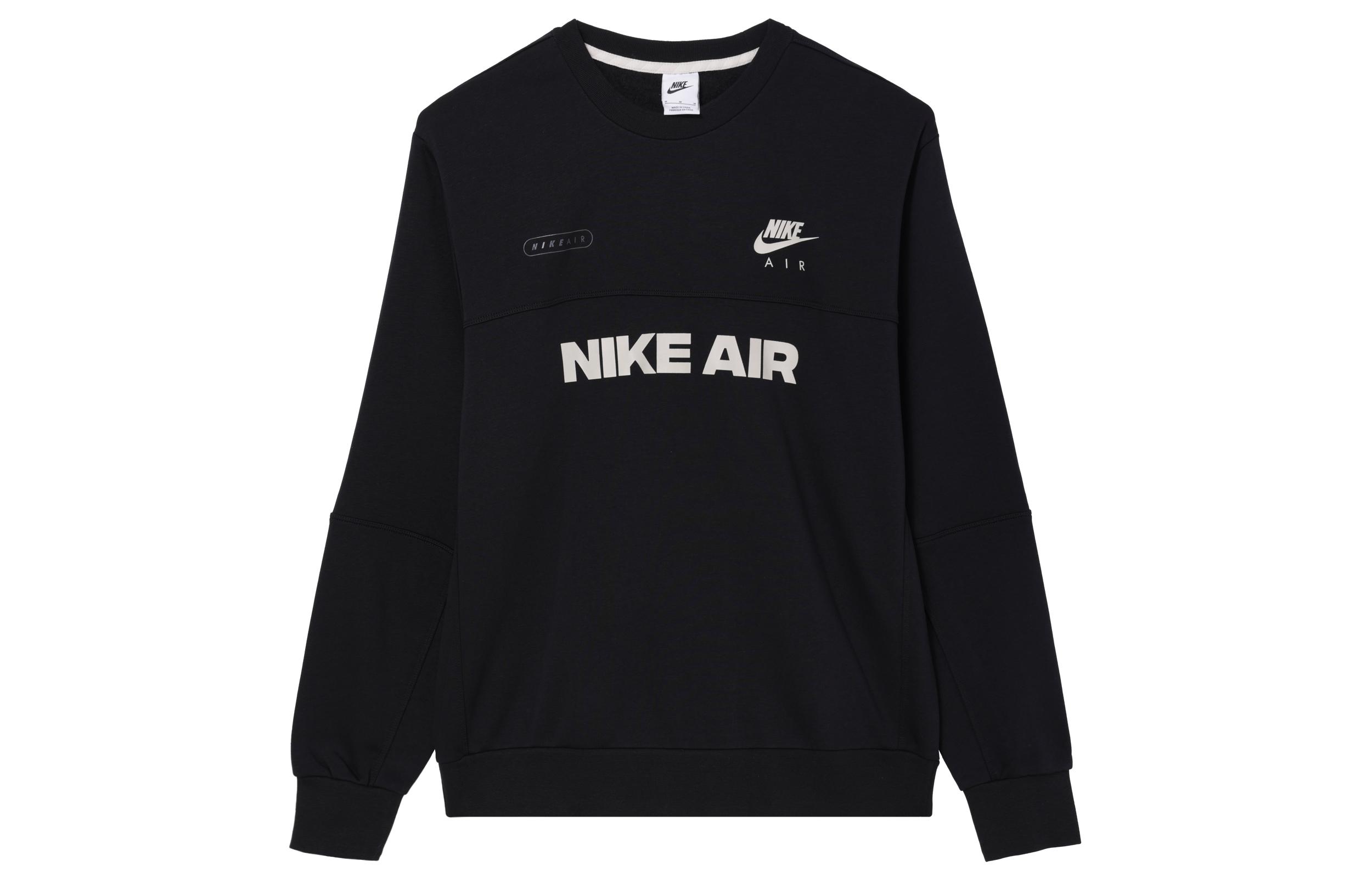 Nike Sweatshirts Men s Black Crew Neck Moderate Other DM5207-010 S
