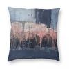 Pink Navy Industrial Abstract Square Pillowcase Polyester Linen Velvet Pattern Zip Decor Throw Pillow Case Home Cushion Case