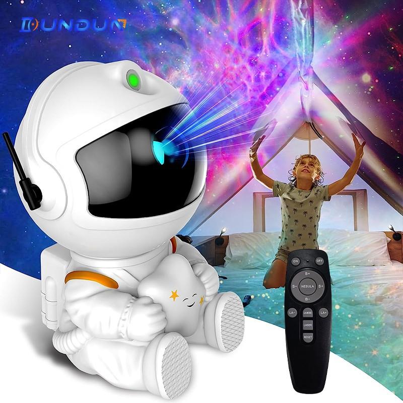 Proiettore Galassia Astronauta Con Luci Stelle E Nebulose – Lampada Notturna Con Timer E Telecomando, Rotazione 360°, Regalo Perfetto Per Bambini E Adulti, Cielo Stellato Sul Soffitto