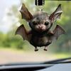 Entzückender 2D-Fledermaus-Anhänger aus flachem Acryl: Autoanhänger, Rucksackanhänger und Schlüsselanhänger