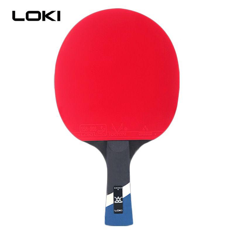 Original LOKI 6 Star CARBON Table Tennis Racket with Square Bag (Sticky RXTON 3 Rubber) 6-STAR Ping Pong Bat Paddle