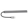 7 in 1 Type C Hub Aluminium Alloy Docking Station Multiport Adapter Dongle Plug and Play for PC