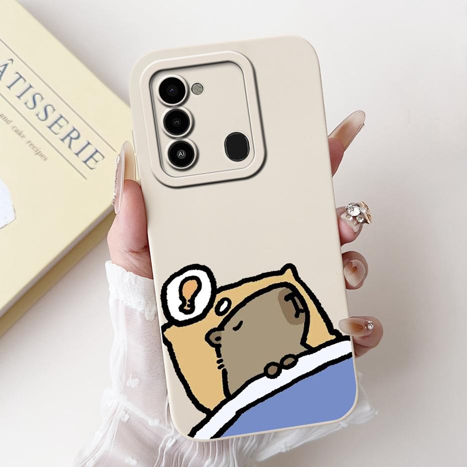 For Tecno Spark Go 2022 Case KG5 KG5h Cute Panda Cartoon Cover For Tecno Spark 8C Spark8C KG5k KG5j Phone Case Soft Fundas Coque