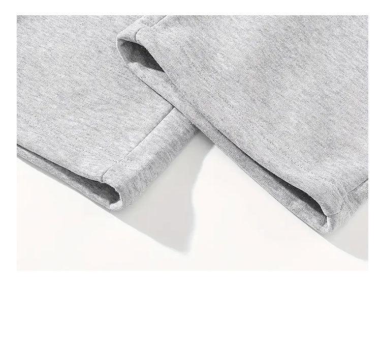 Men's and Women's Thick Plus Velvet Hoodie and Sweatpants Set - European Size, Loose Fit for Spring, Autumn, and Winter.