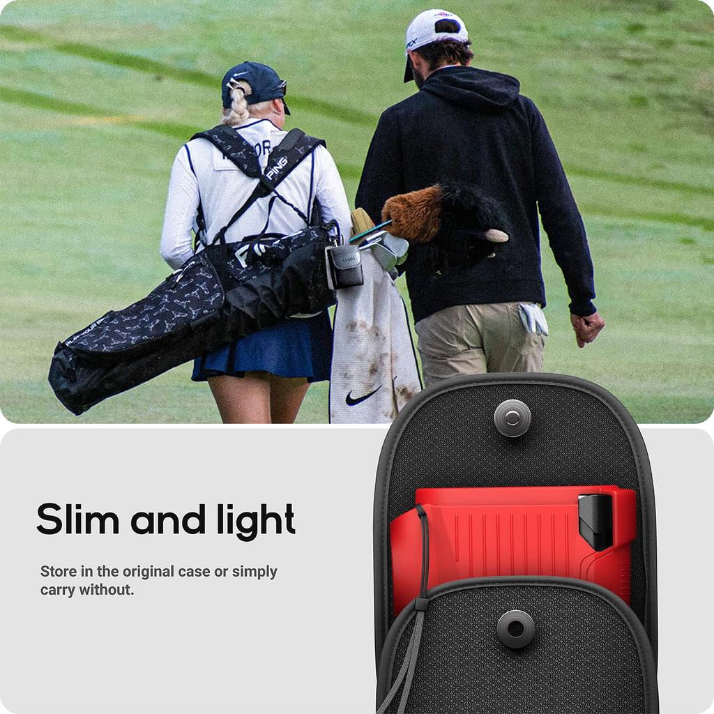 TUSITA Silicone Case Compatible with Bushnell PRO X3 Golf Laser Distance Meter Red X3+ -
