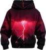 3D Abstract Bee Pattern Printed Men's Hoodie Loose Sweatshirt Harajuku Y2k Clothes Long Sleeve Pullover