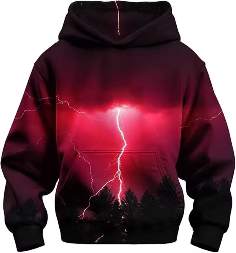 3D Abstract Bee Pattern Printed Men's Hoodie Loose Sweatshirt Harajuku Y2k Clothes Long Sleeve Pullover