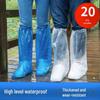 Lange regenfeste Einweg-Schuhüberzüge: Dick, tragbar und ideal für Outdoor-Aktivitäten und Rafting