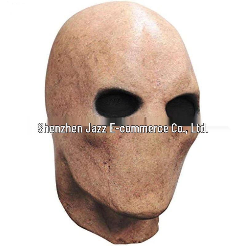 Realistic Latex Halloween Mask: Young Man with Wig