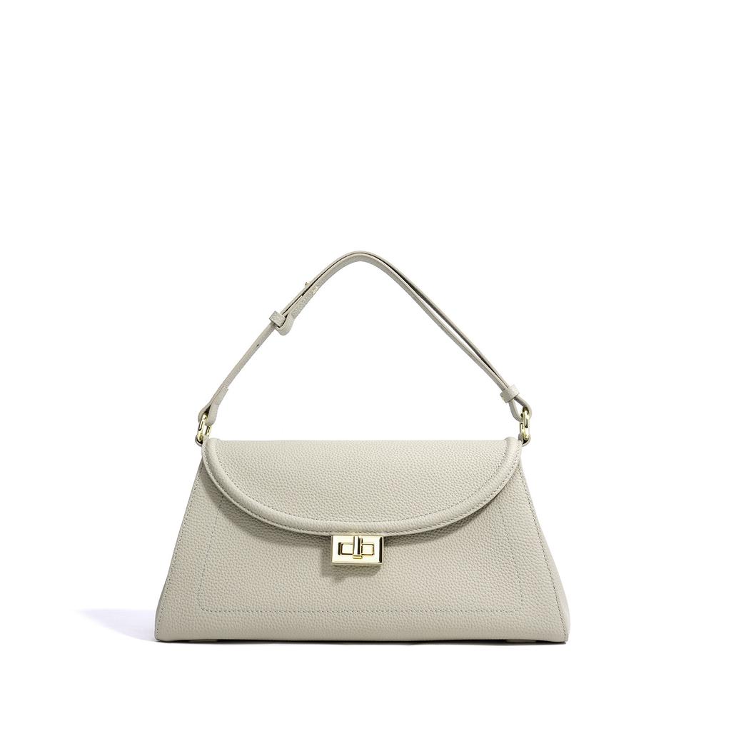 New High-end Cowhide Leather Niche Hand-held Underarm Crossbody Small Exquisite Women's Bag