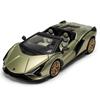 Simulation 1/32 Lamborghini Sian Alloy Super Car Model with Display Box Collection Hobbies Miniature Voiture Metal Toy Vehicle Gift
