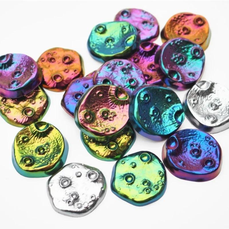 Falling Stone Silicone Mold with Holes Galaxy Silicone Mold Resin Space Jewelry DIY Soft Mold UV Resin Jewelry Molds