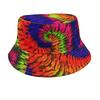Retro Graffiti Double-Sided Bucket Hat for Men & Women - Versatile Outdoor Travel Sun Protection