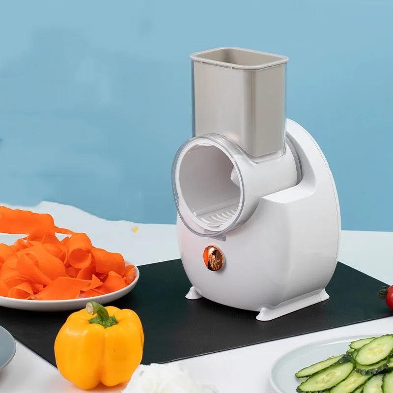 Multifunctional Vegetable Cutter 1PC Home Kitchen Electric Vegetable Cutter Vegetable Slicer Shredder Automatic Shredding Planer