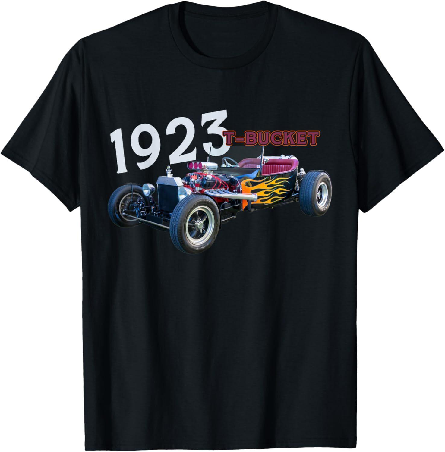 1923 23 T-Bucket Blown Hot Rod Classic Car T-Shirt Mens Womens Tees Top Tops Tee 3XL