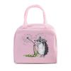 Bento Thermal Bag Dandelion Hedgehog Cartoon Print Women Insulation Portable Pouch Food Picnic Fresh Cooler Lunch Bag for Kids