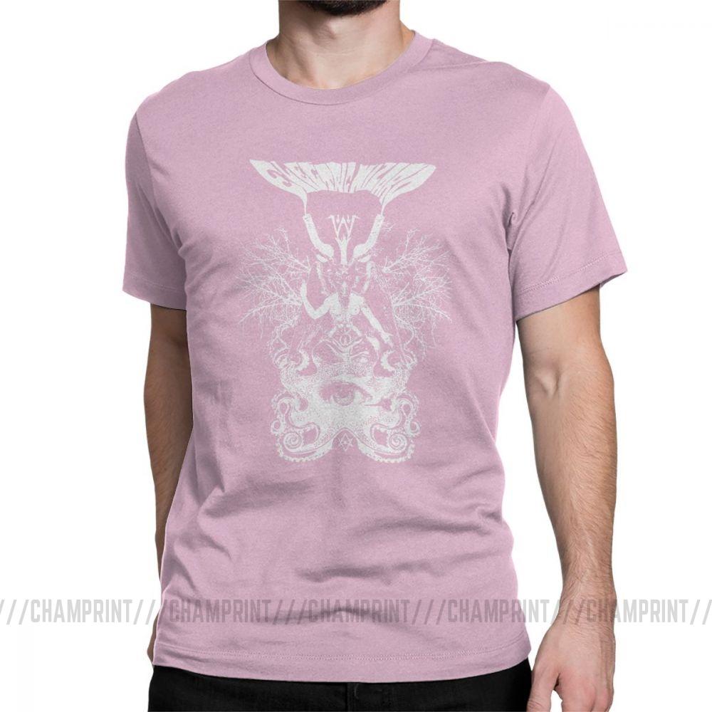 Electric Wizard Baphomet T Shirt For Men Funny Pure Cotton Tees Crewneck Short Sleeve T Shirt