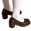Retro high heels women's versatile outer wear is not tired of feet and feet, new spring and autumn Mary Jane single shoes