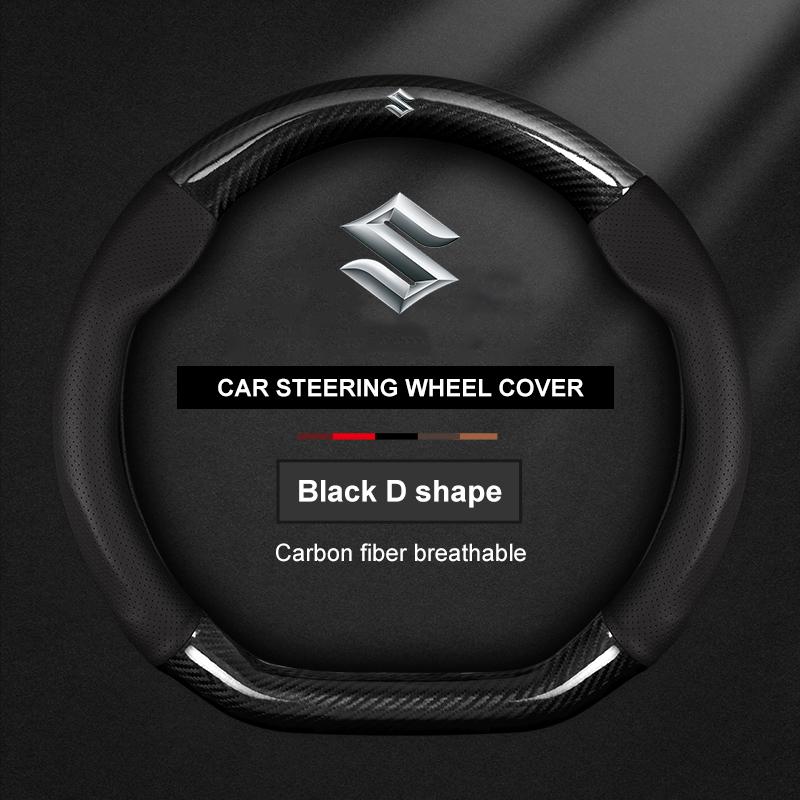 TLIN5 Cat Steering Wheel Cover For Suzuki Ignis Jimny SX4 S-Cross Swift Grand-Vitara Aito Baleno Celerio Ciaz Equator Ertiga Samura