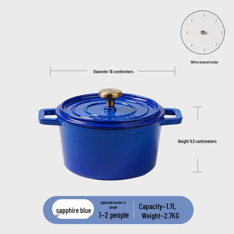 

Эмалированная кастрюля для тушения и супа ZISIZ