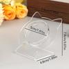 Acrylic Bracelet Holder Display Stand for 12 Bangles Transparent Jewelry Organizing Rack for Store Counter and Home Storage Display