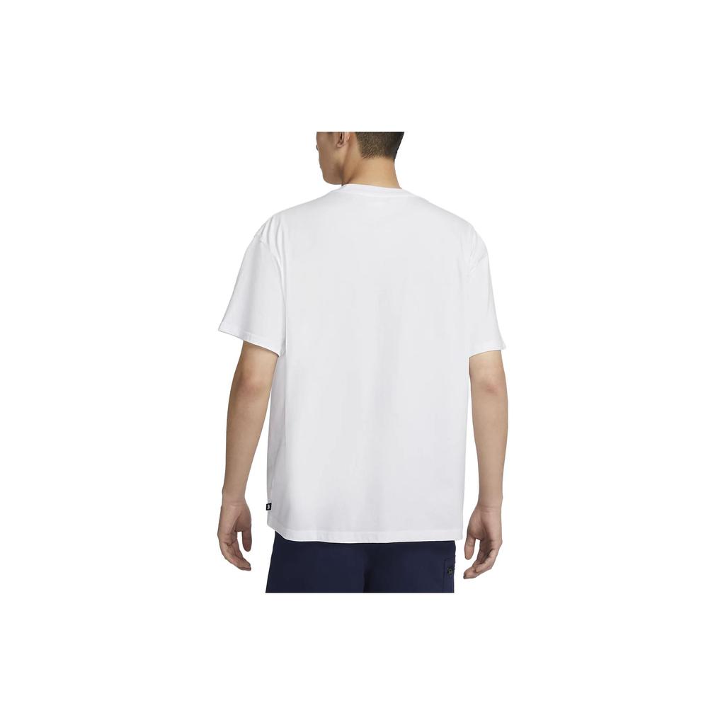 New Nike Drop Shoulder Sleeve T Shirt Men's White DX9461-100