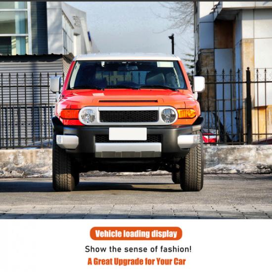 ABS Carbon Dashboard Meter Dash Clock Cover Trim For Toyota FJ Cruiser 2007-21