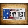 Personalized Indiana In God We Trust Custom Text Decorative Tag Dustproof Waterproof Only Decoration