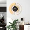 Retro Large Wall Clock Modern Room Decoration Luxury Wall Clock Living Room Hotel Office Wall Decor Metal Silent Hanging Watches