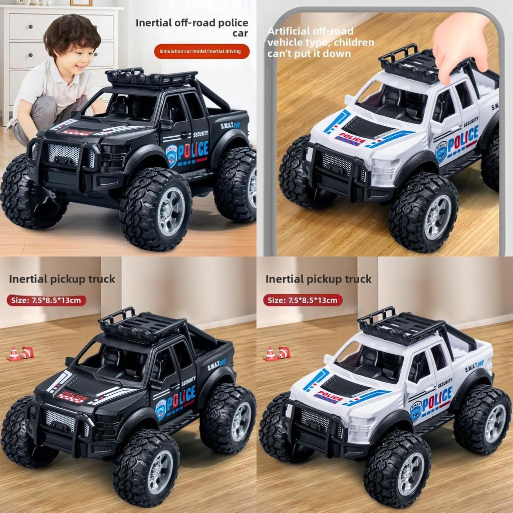 Offroad Boys Plastic Inertia Vehicle Toy Realistic Design Features Functional