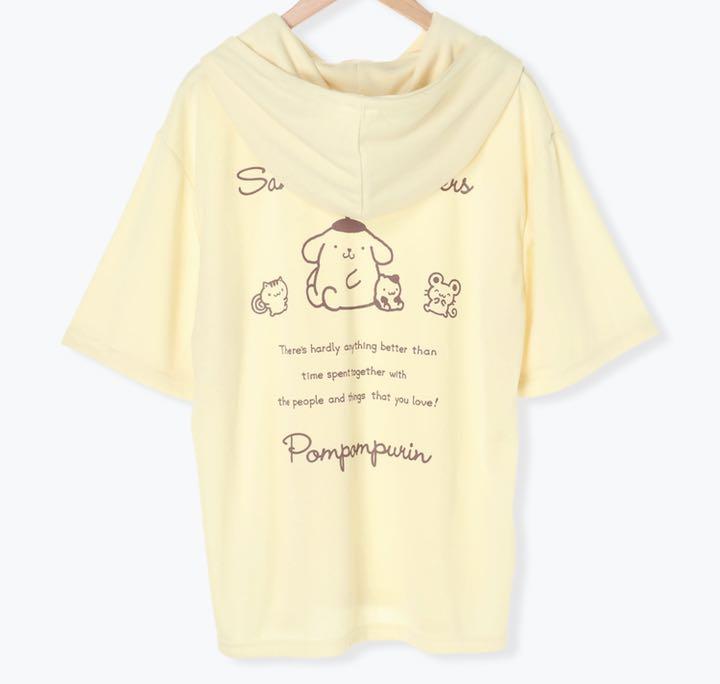 

[Б/У] Толстовка Sanrio Pom Pom Purin Футболка Топы Мечтательный Мечтательный Внешний вид Массовое производство Короткий рукав Болезненно милый