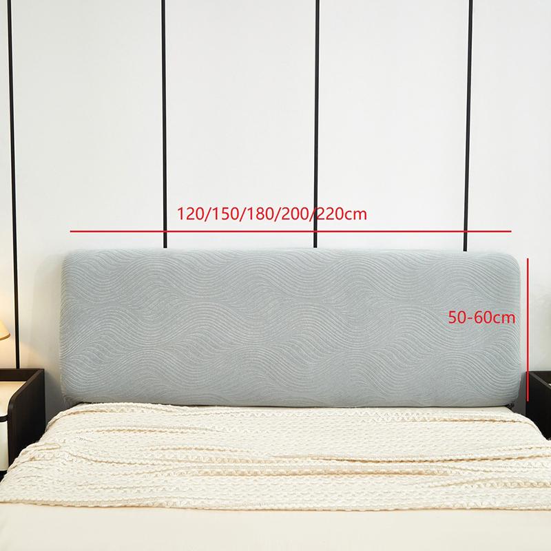 Stretch Bed Headboard Cover Elastic All-inclusive Bed Head Cover Jacquard Headboard Cover Dustproof Bedroom Bedhead Cover