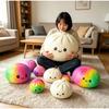 25Cm Simulation Color Bun Dumplings Extrusion Toy Reusable Slow Rebound Decompression Dough Relieve Anxiety Bun Party Gift