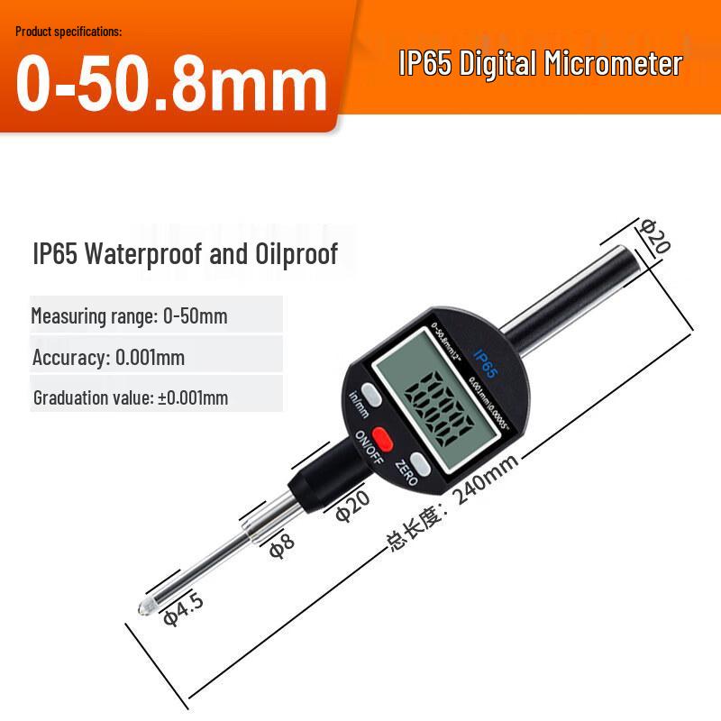 Aokewen IP65 Waterproof Digital Dial Indicator