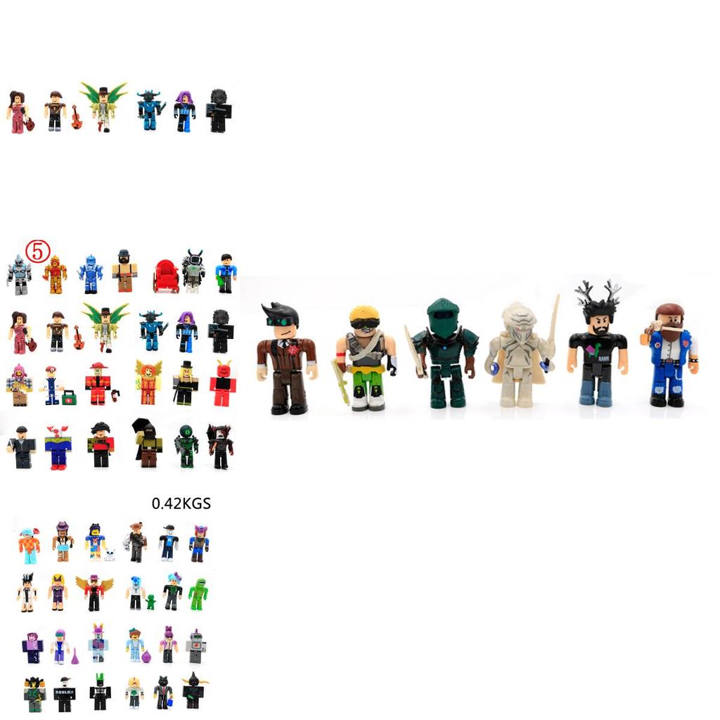 Lebendige 24-teilige Roblox-Spiele-Actionfiguren-Spielzeugsammlung Perfekt für Kindergeschenke