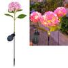 Fairy Hydrangea Lights, Solar Garden Stake Lights, Waterproof LED Flower Light, Colorful Outdoor Hydrangea Lamp for for Patio Lawn Pathway Decor