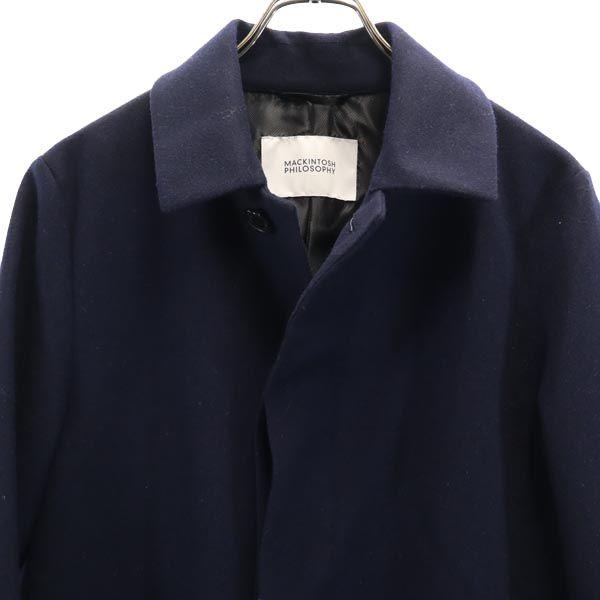 MACKINTOSH PHILOSOPHY Sanyo Shokai Long sleeve Ka Stains Yaool Stainless collar coat Women Used