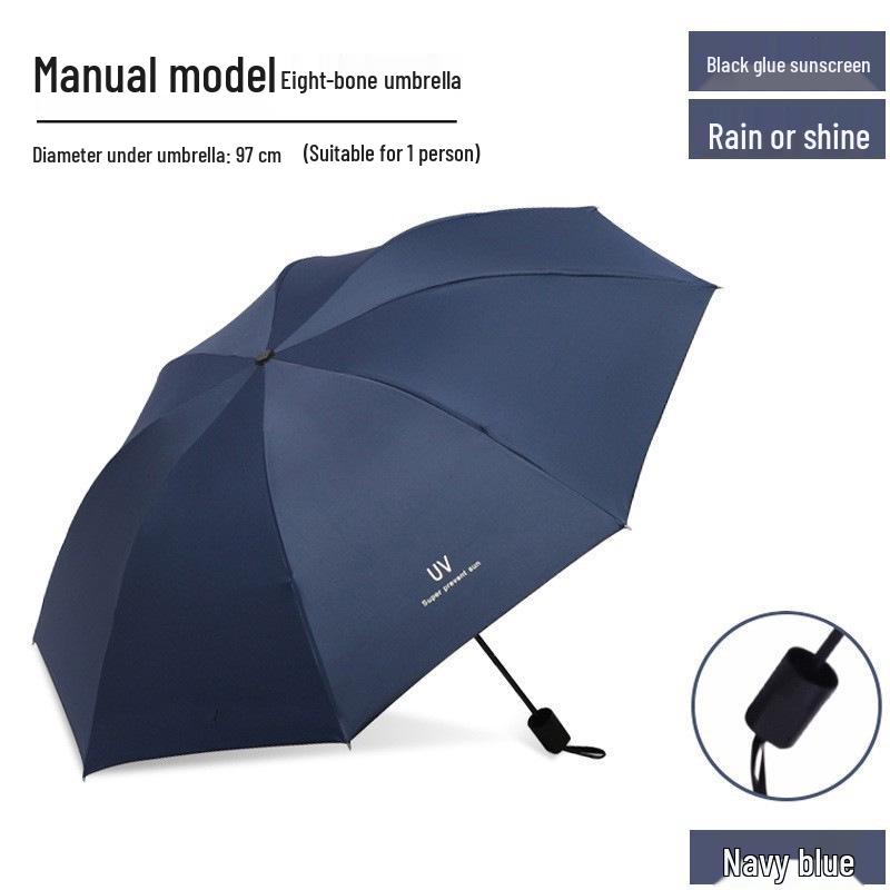Customizable Automatic Folding UV-Protection Umbrella for Sun and Rain