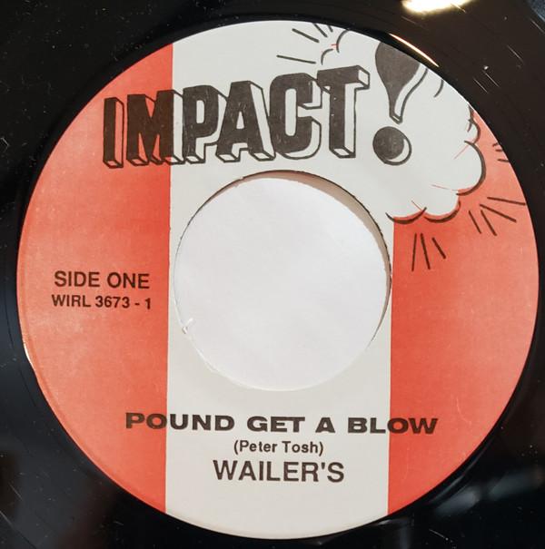 7inch Record WAILERS - Pound Get A Blow / Burial WIRL3673 Impact! 1998 US Reggae, Ska & Dub Used