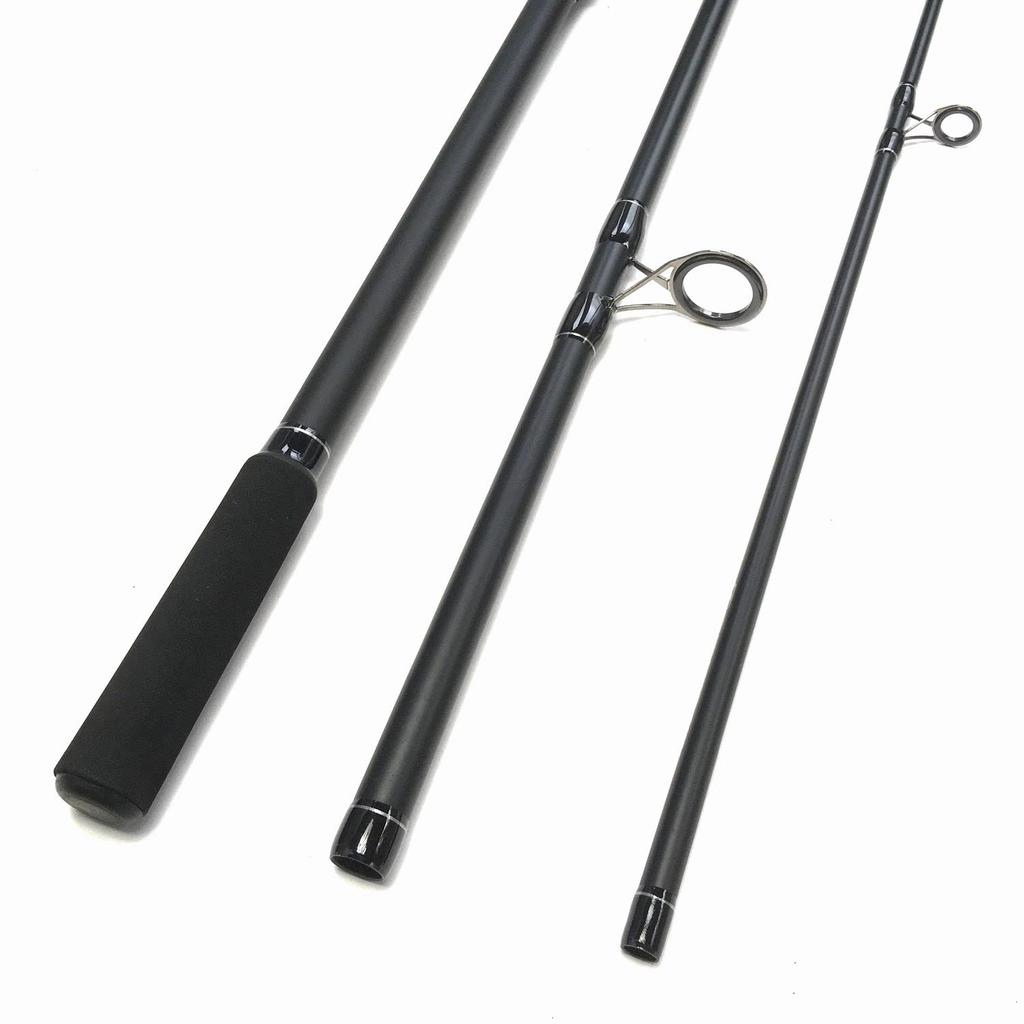 3.3m (11ft) 3-Piece 3LB Carp Fishing Rod, 3-Section Spinning Rod for Carp Fishing, Surf, Catfish, Channel Catfish, and Pond Fishing