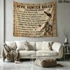 Chainsaw Man Wall Tapestry Aesthetic Wall Hanging Printed Fabric Blanket Decorative Tapestries For Bedroom Living Room Home Decor