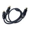 XLR Y Splitter Cable 3 Pin Double XLR Female to Female Balanced Microphone Adapter Cable for Mixer 0