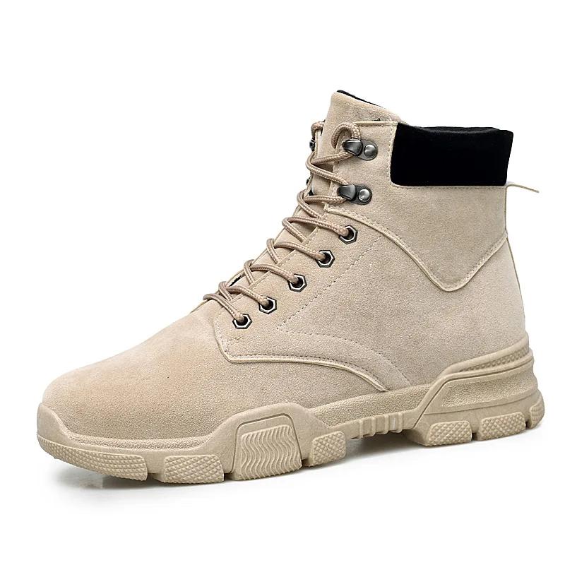 Winter New Men Ankle Snow Boots Fur Plush Warm Outdoor Sneakers Boots Male Classic Fashion Desert Boot Casual Boots Botas Hombre