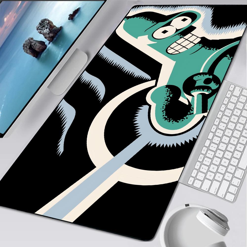 Futurama Anime B-Bender Tappetino Mouse Tappetino Gomma Laptop Xxl Mousepad Notebook Giocatore Tavolo Computer Accessori Gaming