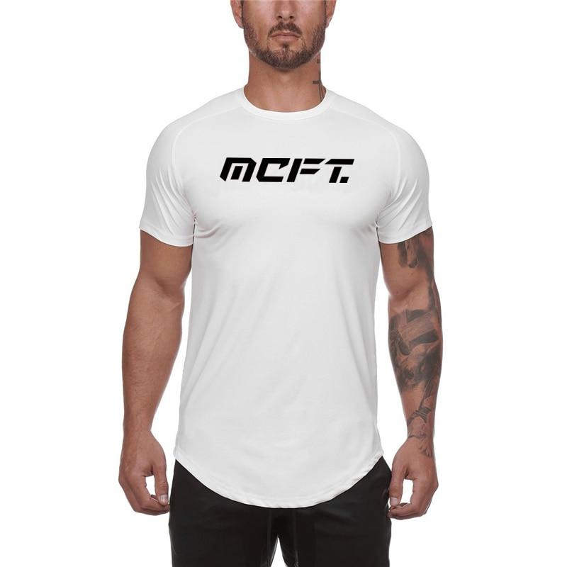 Do The Work  Brand Gym Sports Mens Mesh Bodybuilding Fitness Slim Fit Quick-drying Tight Summer Fashion Casual Cool T-shirt Homme