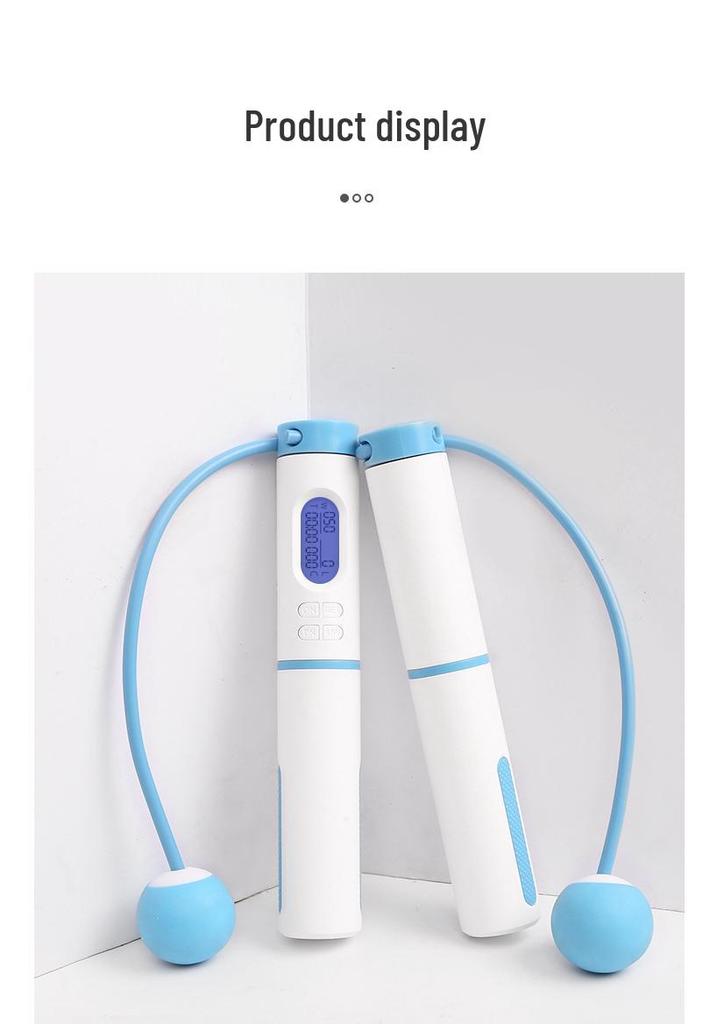 Smart Cordless Weighted Jump Rope with Counter - Ideal for Fitness & Exam Timing
