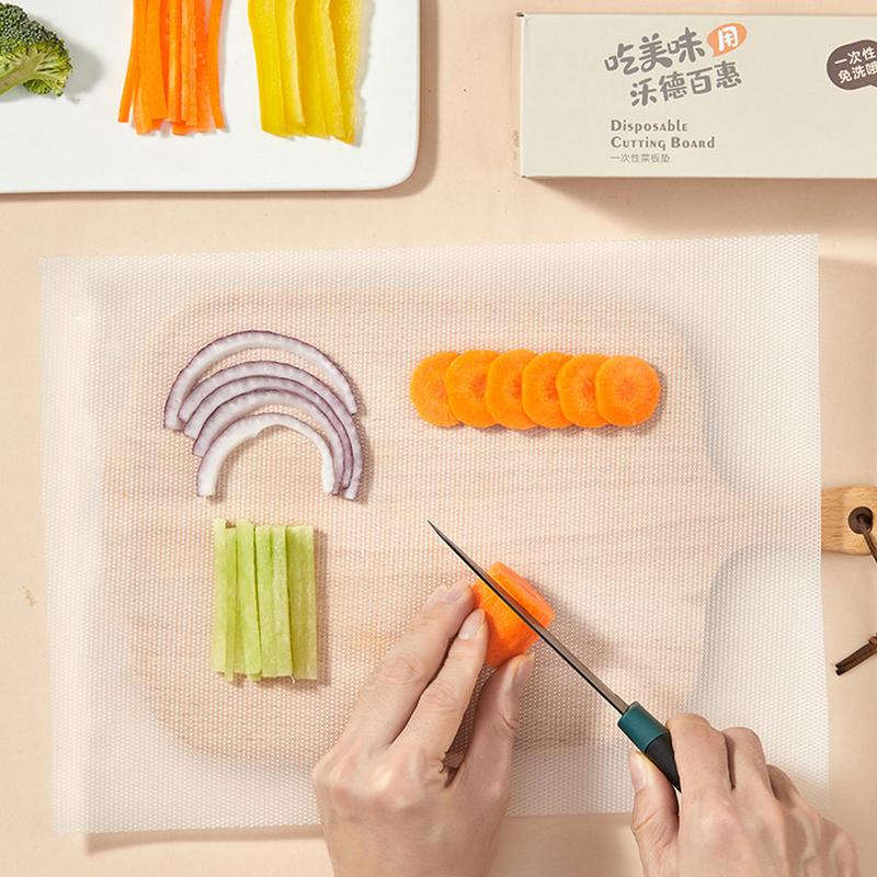 Non Slip Cutting Board Mat Cuttable Waterproof Chopping Board For Camping Kitchen Gadgets Food Grade Countertops Protector Pad