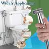 Stainless Steel Sprayer Gun Hand Handheld Toilet Faucet Sprayer Held Bidet Spray Bathroom Self Cleaning Shower Head Hand Faucet