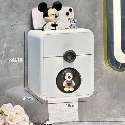 Wall-Mounted Bathroom Tissue Box