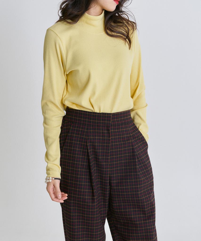 Peulleio Check Pants _ Black